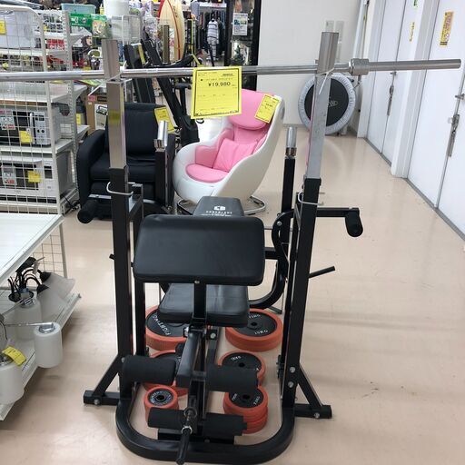 セーフティプレスベンチセット ベンチプレス ファイティングロード ジム セーフティプレスベンチセット ファイティングロード ベンチプレス