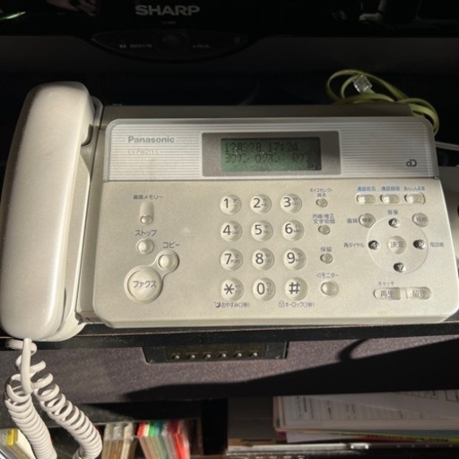 パナソニックFAX付き電話