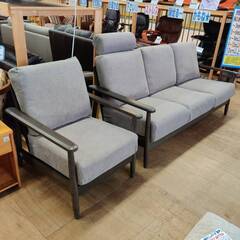 【愛品倶楽部柏店】NITORI (ニトリ) 1人用布張りソファ マイス かなりキレイな状態ですの画像