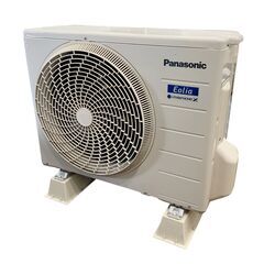 24C797_ジA・B【2023年製】Panasonic パナソニック インバータールームエアコン エオリア CS-EX253D+室外機 単相100V 空調 現状品 中古の画像