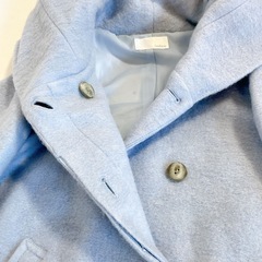 ★新品‼︎★index フード付きライトブルーコートの画像