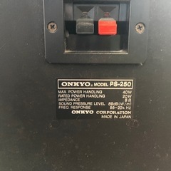 レコードプレーヤー　DENON DP-300F スピーカー ONKYO PS-250の画像