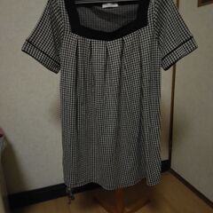 千鳥格子チュニック☆Ｍぐらい