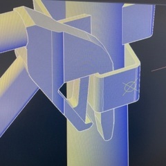 『商談中』他者購入不可　ビケ足場タイプA 3Dモデル(autocad2020)の画像