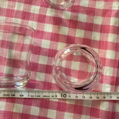 ゼリーが入っていたグラスの画像