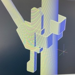 『商談中』他者購入不可　ビケ足場タイプA 3Dモデル(autocad2020)の画像
