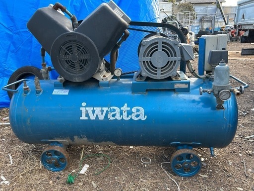 岩田　7.5KWコンプレッサー 岩田 SP-75CPC 三相200V エアーコンプレッサー IWATA