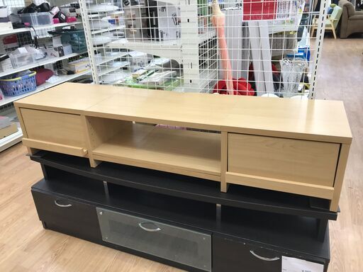 ★ジモティ割あり★  テレビ台 ナチュラル H30×W150×D42 クリーニング済み KJ7461