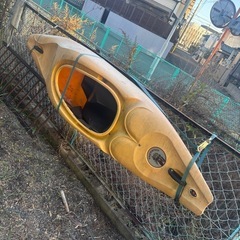 1人乗りカヌー🛶カヤック？値下げ
