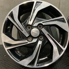 ダイハツ LA600S タントカスタム 純正ホイール 15インチ 4本 4.5J4HPCD100+45 ブラポリ ムーヴ ウェイクなどにも　(MHC257)クレジットカード QRコード決済可能の画像