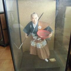 【USED】博多人形 黒田武士  ケース付の画像