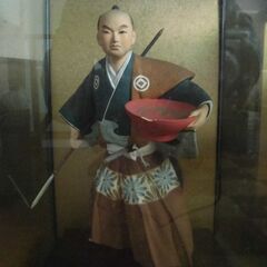 【USED】博多人形 黒田武士  ケース付