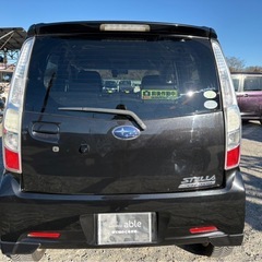【支払総額15.8万円】h24年式ステラカスタムターボ（ムーヴ）車検令和9年1月機関良好 内外装良好 修復歴無し フルセグTV 記録簿あり♩の画像