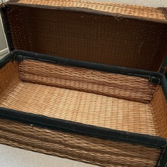 柳行李 アンティーク 収納 着物収納 レトロの画像