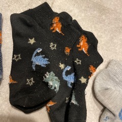 靴下　恐竜柄の画像