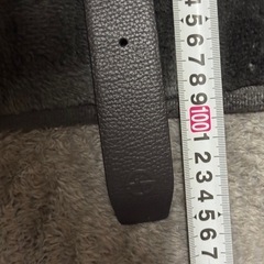 GIORGIO ARMANI ジョルジオアルマーニ ロゴ スクエア バックル シュリンク レザー ベルト ブラック 黒 ファッション アイテム【メンズ】の画像