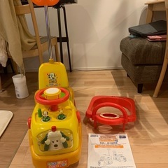 ワンワンとうーたんキャスター　押し車