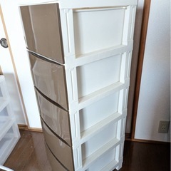 収納BOX(茶)の画像
