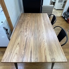 激安セット!! ダイニングテーブル＆チェア×2脚 LOWYA ロウヤ 4人掛け 家具 ダイニングセットの画像