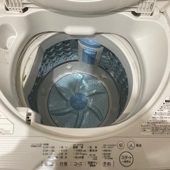 洗濯機 TOSHIBA 2017年製の画像