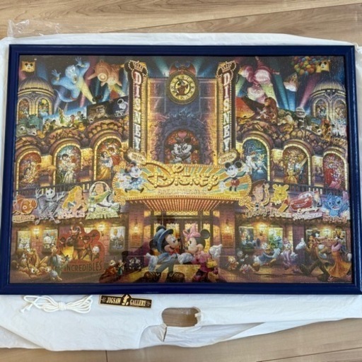 パズル　完成品　ディズニー　フレーム付き