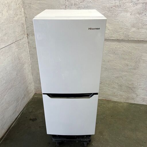 【Hisense】 ハイセンス 2ドア 冷凍冷蔵庫 容量130L 冷凍室46L 冷蔵庫84L HR-D1302 2017年製 J0690