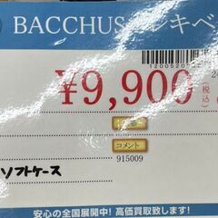 BACCHUS　エレキベース　ソフトケース付き　中古品の画像