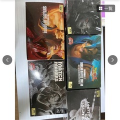 ドラゴンボール、ワンピース フィギュアセットの画像