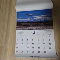 【新品】2025年ANAの飛行機カレンダーの画像