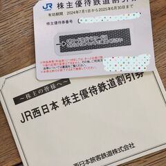 新幹線半額クーポン西日本鉄道株主優待券