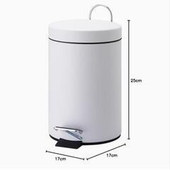 ペダル式ゴミ箱　ゴミ箱　ダストボックス　3L  イケア　IKEAの画像