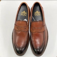 ERINYS CROWN本革ローファー (ブラウン) ER-0334