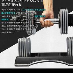 京都市内クルマでお運びします。　美品★GOLDAXE★可変ダンベル  の画像