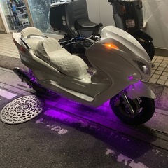 マジェスティ　Bluetooth スピーカー　LED カスタム　sg03j 草加市
の画像