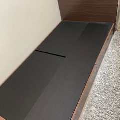 東京インテリア　収納付き　シングルベッドの画像
