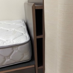 東京インテリア　収納付き　シングルベッドの画像