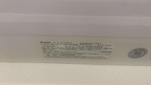 Sharp エアコン　2016年