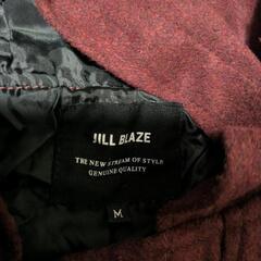 JILL BLAZE バーガンディ ダッフルコート Mの画像