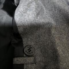 Suggestion グレー ウールピーコート Mの画像