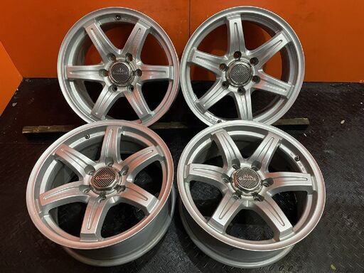 Granverd 社外ホイール 17インチ 4本 7.5J6HPCD139.7+25 ランクルプラド ハイラックスサーフ等　(VHF488)