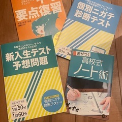 【商談中】【中3向け】進研ゼミ問題集〜高校入学前〜