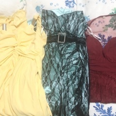 未使用アリ！11着のキャバドレスセットの画像