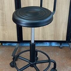 回転イス　丸椅子　高さ調節可能　作業イス　直径32cm 高さ50...