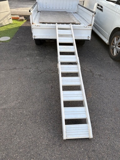 日軽アルミブリッジ Ｚ型 折りたたみ 08-C8-30W　2400㎜