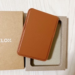 【新品】Poklox MagSafeウォレットiPhoneスマホスタンド ブラウン　茶色の画像
