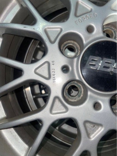 ?タ売約済み? タイヤホイールセットBBS アルミホイール 205/60R16 92H 16×6JJ 46 タイヤセット ホイールセッ