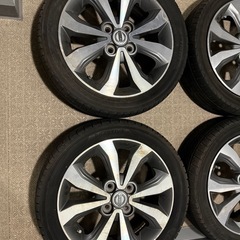 【受け渡し者決定】日産DAYZルークス　純正アルミホイール　タイヤ付きの画像