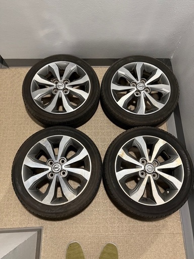受け渡し者決定】日産DAYZルークス 純正アルミホイール タイヤ付き
