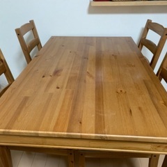 IKEA ヨックモック　ダイニングセット