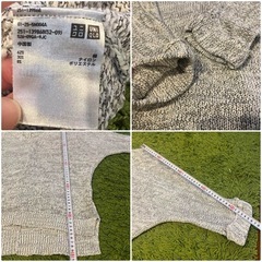 🌸500円商品✖️3点で1000円 に❣️ UNIQLO  サマーニット　プルオーバー　クルーネックセーターの画像